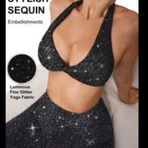 Seamless Leggings and Sports Bra Matching Set